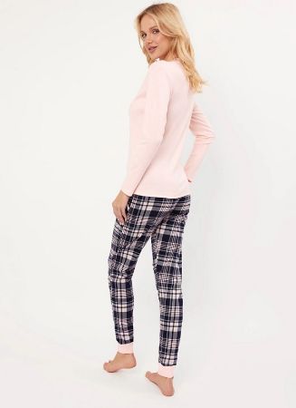 Zobrazit detail produktu - Dámské pyžamo Italian Fashion dlouhé Dona Obrázek Dámské pyžamo Italian Fashion dlouhé Dona